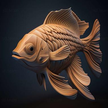 3D model Parancistra fish (STL)